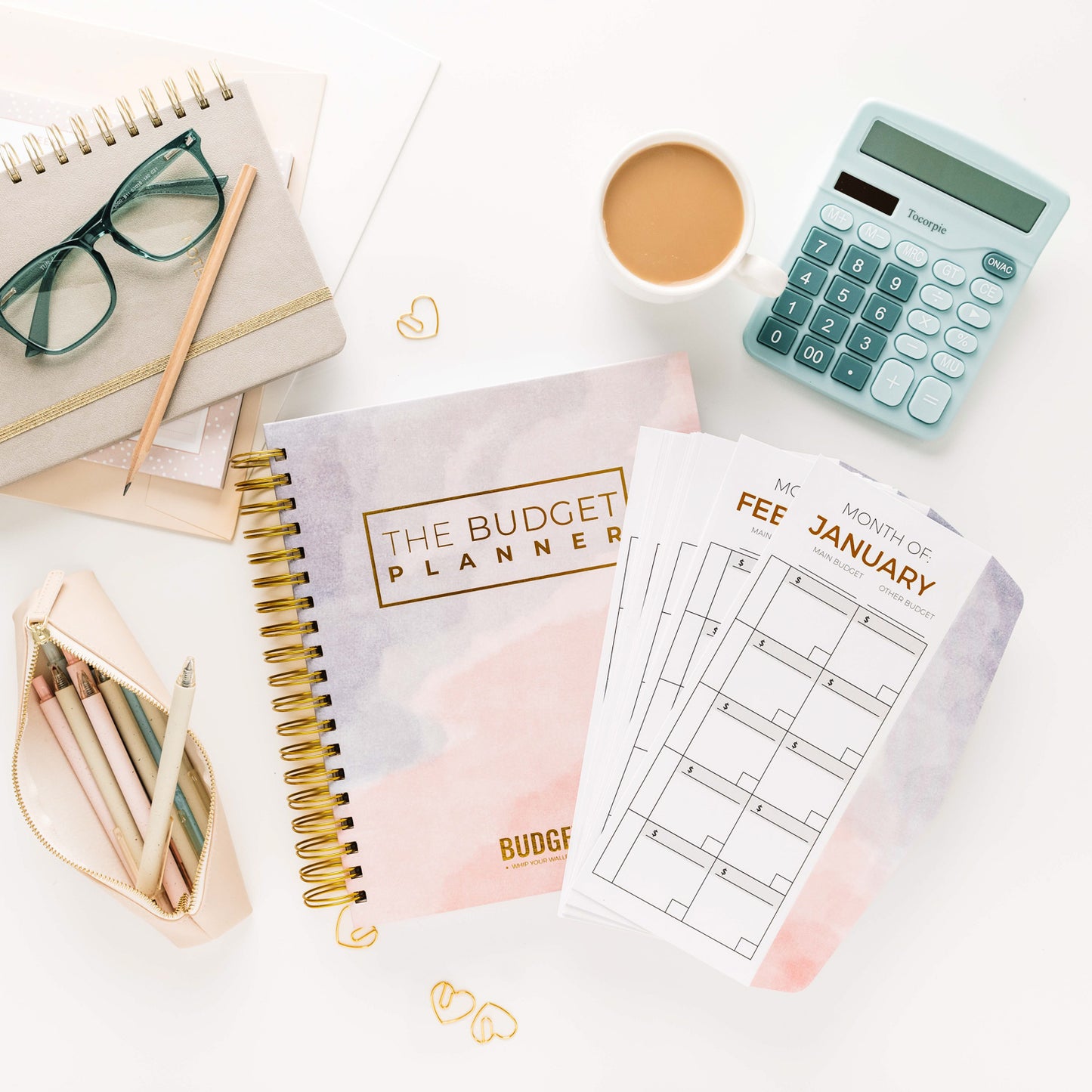 Budget Planner + Envelopes | Watercolor