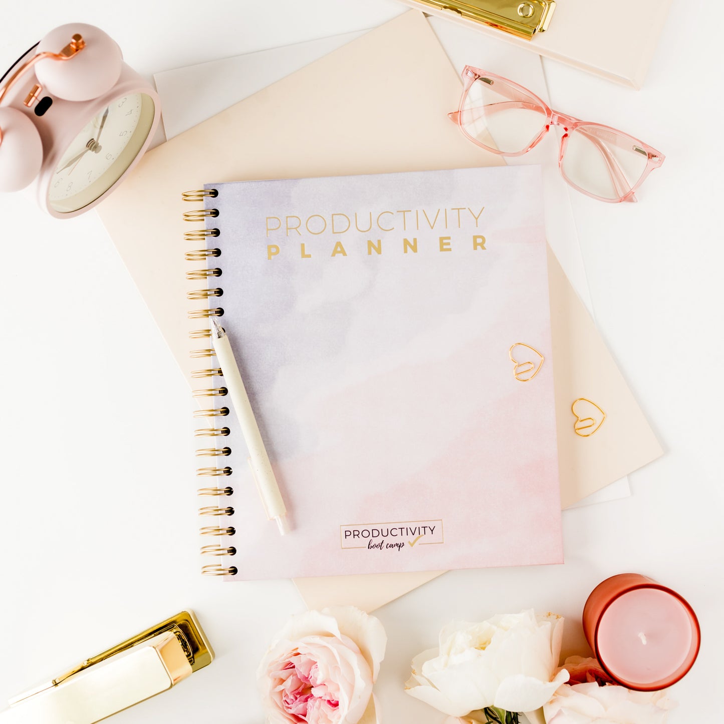 Block Schedule™ Planner | Hard Cover | Watercolor (3-Month)