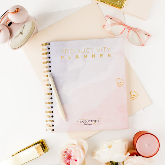 Block Schedule™ Planner | Hard Cover | Watercolor (6-month)