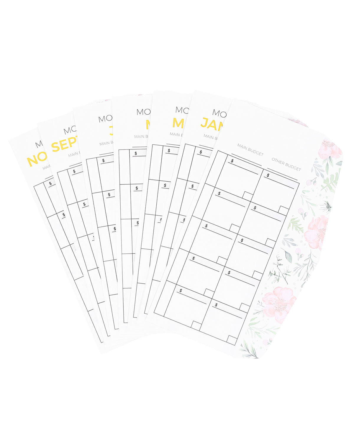 Budget Envelopes | Floral