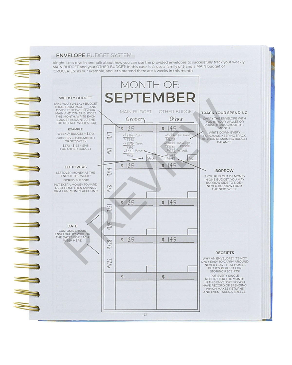 Budget Planner + Envelopes