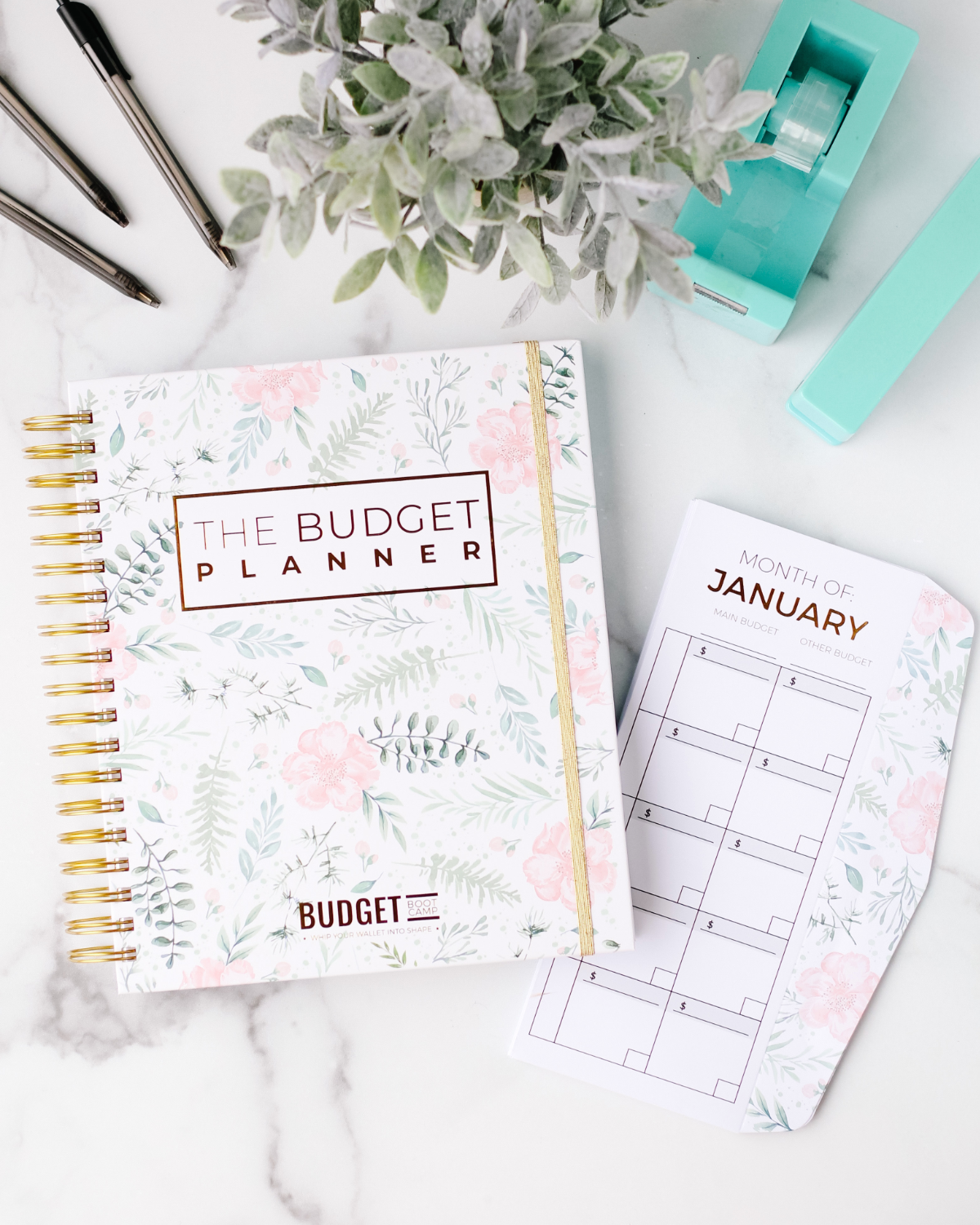 Budget Planner + Envelopes | Floral