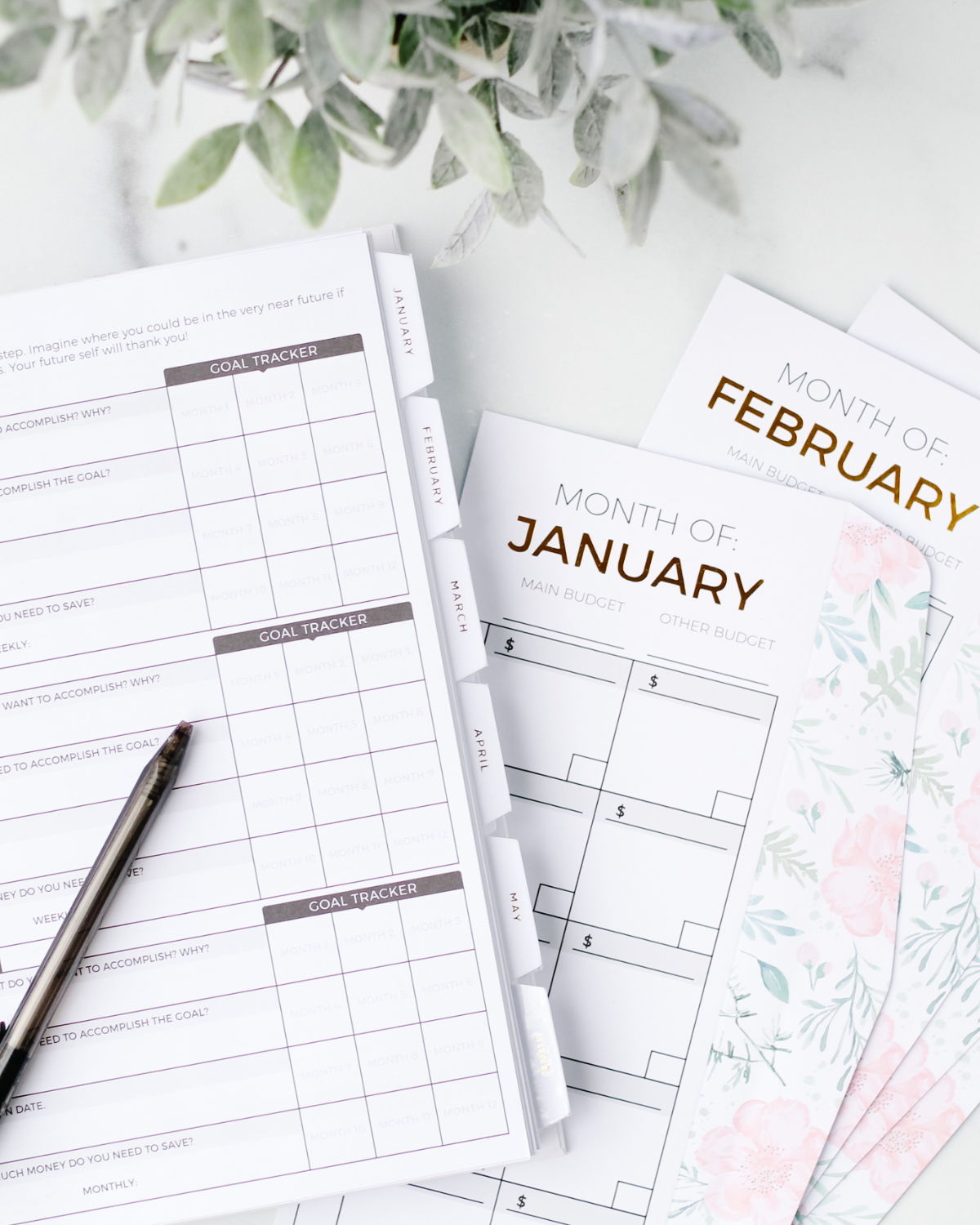 Budget Planner + Envelopes | Floral