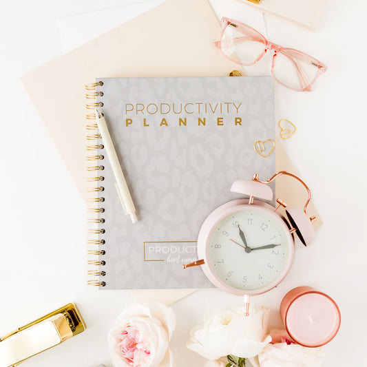 Block Schedule™ Planner | Hard Cover | Leopard (6-month)