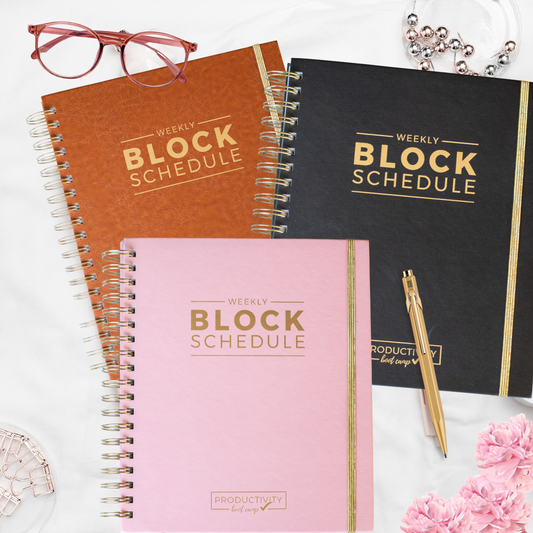 Block Schedule™ Luxe Planner | Vegan Leather (weekly version)