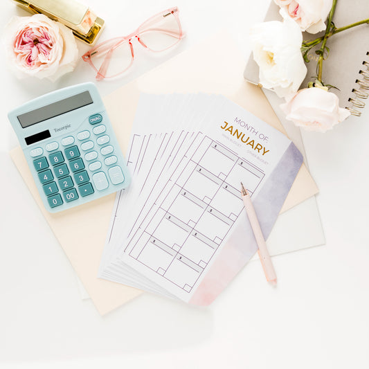 Budget Envelopes | Watercolor