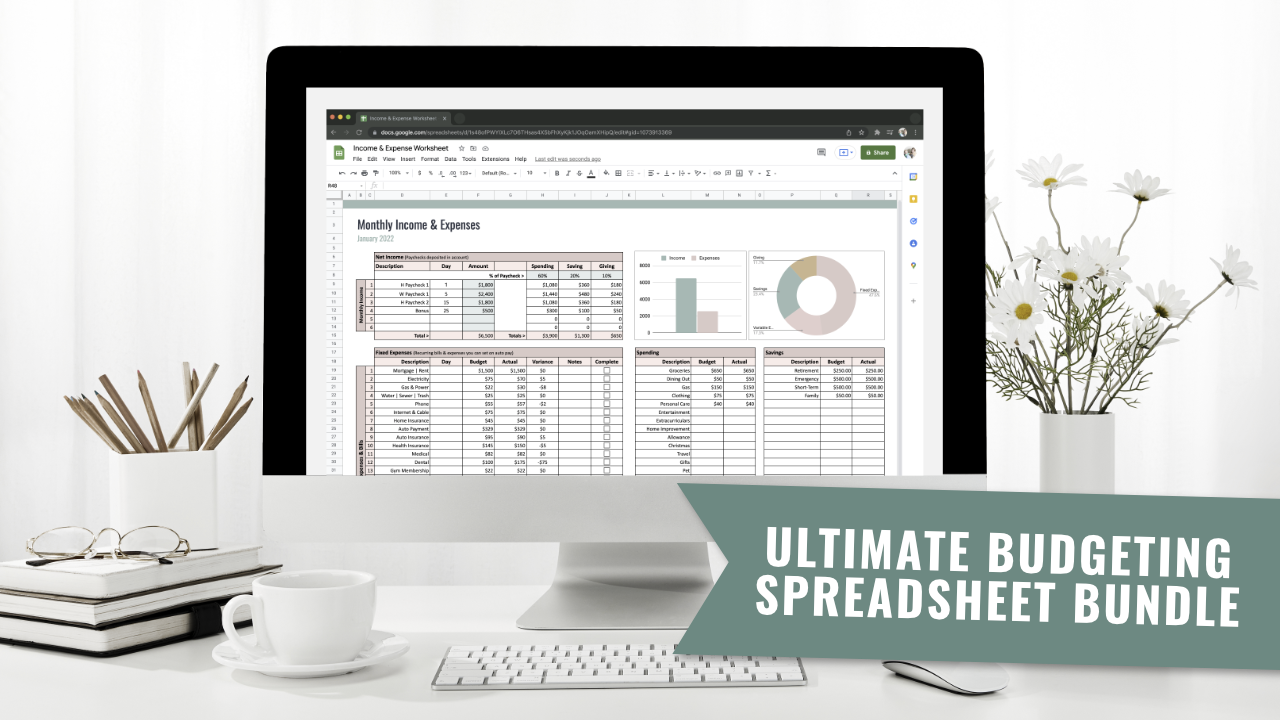 Ultimate Budgeting Google Spreadsheet Bundle