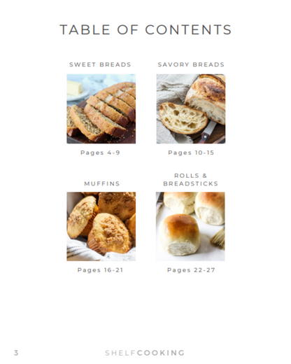 Our Favorite Bread Recipes | Digital Recipe ebook
