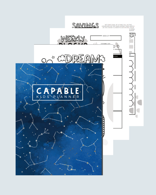 Capable Planner | Digital Download (Kids version)