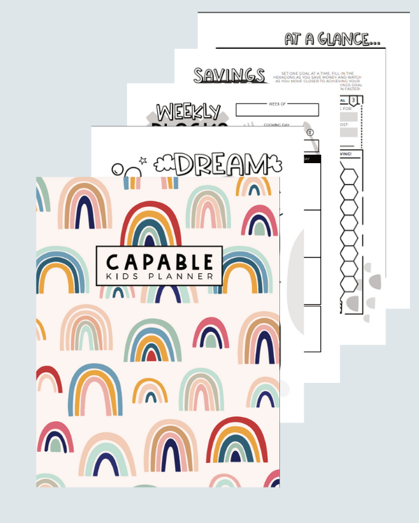 Capable Planner | Digital Download (Kids version)